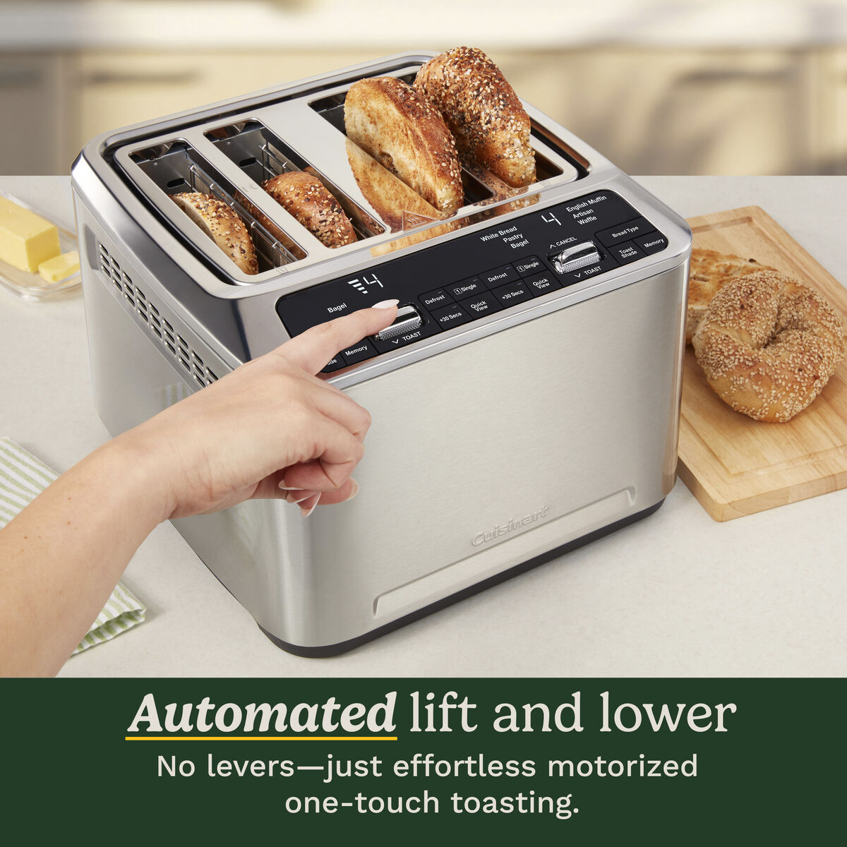 4-Slice Motorized Digital Toaster 3