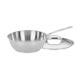 Chef's Classic&trade; Stainless 3 Quart Chef's Pan with Cover 1