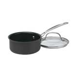 Chef's Classic&trade; Nonstick Hard Anodized 1 Quart Saucepan with Cover