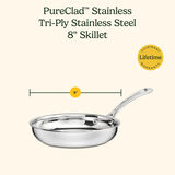 PureClad&trade; Triple-Ply 8" Stainless Steel Skillet 10