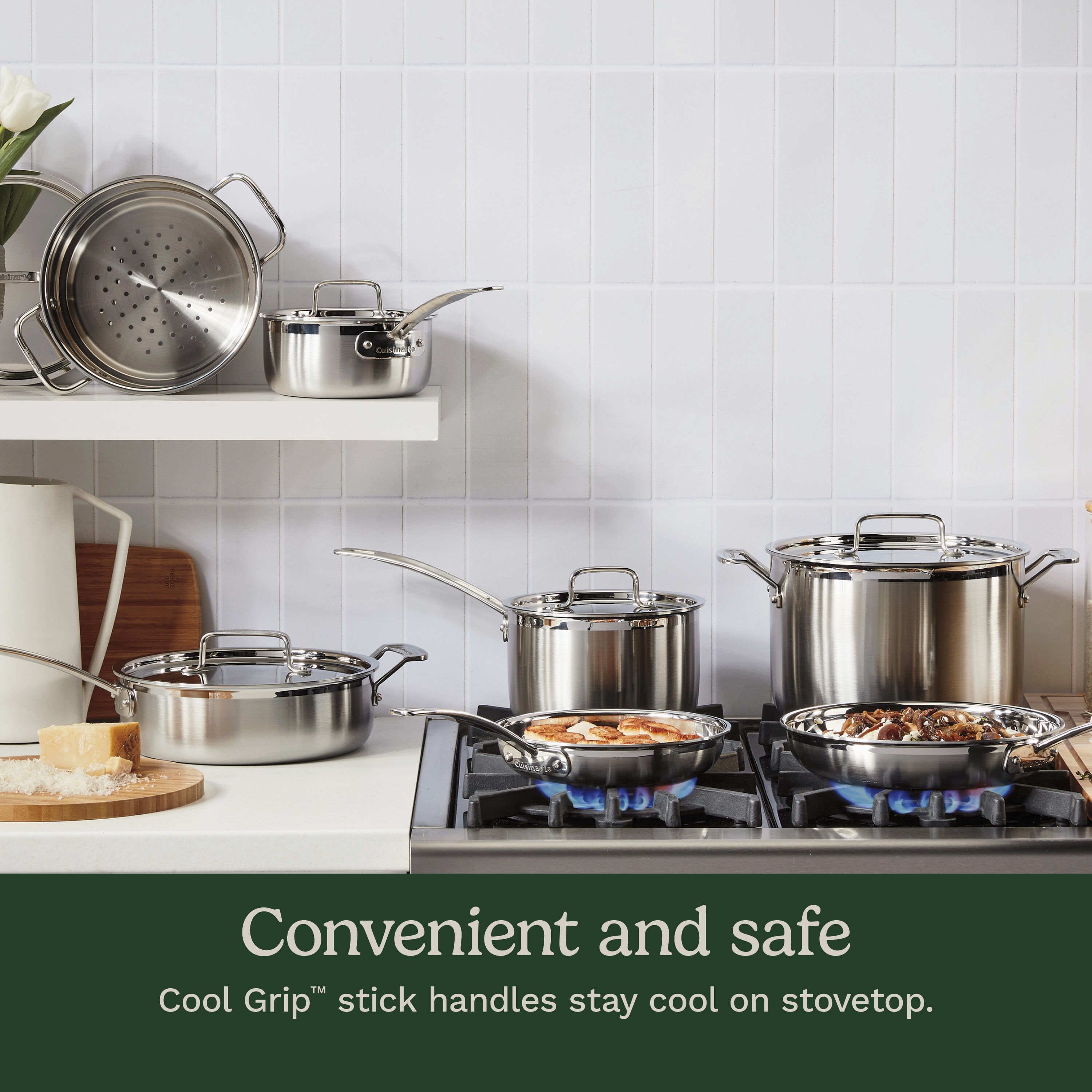 MultiClad Pro Stainless Cookware Set, 12-Piece | 30% Off! - Cuisinart