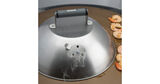 12.25" Stainless Steel BBQ Melting Dome with Steam Vent 5