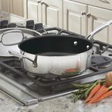 Discontinued Chef's Classic&trade; Nonstick Stainless 3.5 Quart Saut&eacute; Pan 1