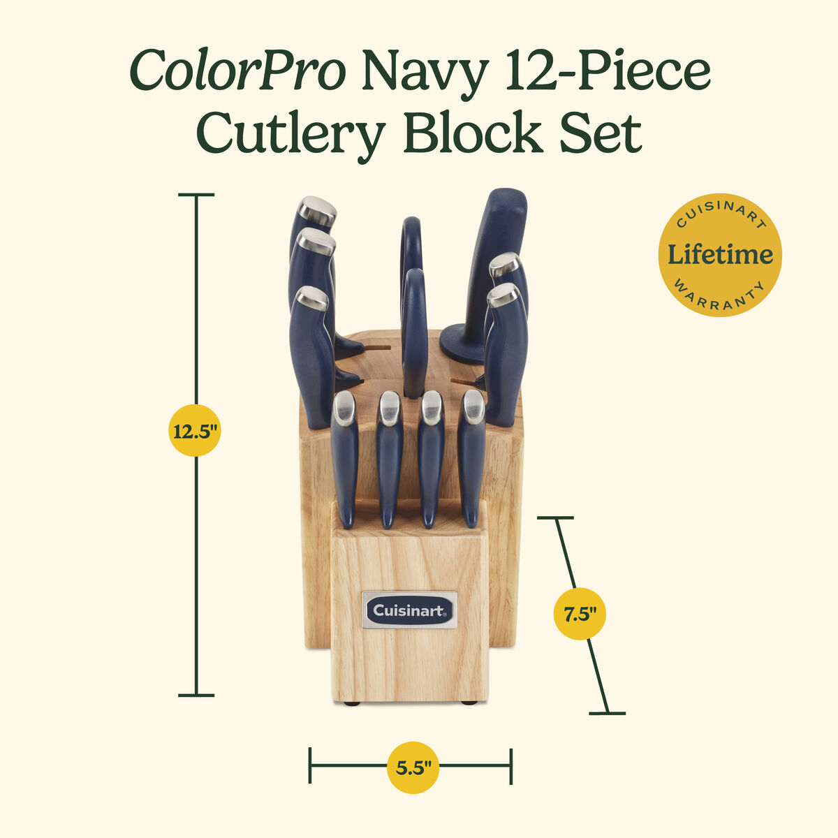 ColorPro 12 Piece Knife Block Set 6