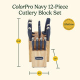 ColorPro 12 Piece Knife Block Set 6