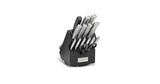 Discontinued 15 Piece Stainless Steel Rotating Cutlery Block Set - Black 1