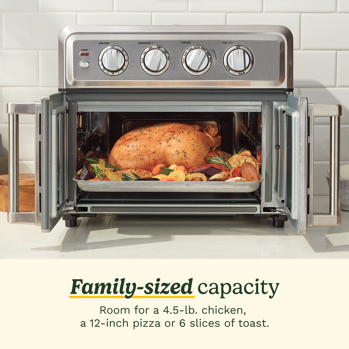 Artisan French Door Air Fryer Toaster Oven 5