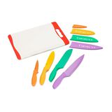 Discontinued Nonstick Color 9 Piece Cutlery and Cutting Board Set 1