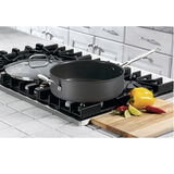 Chef's Classic&trade; Nonstick Hard Anodized 5.5 Quart Saut&eacute; Pan with Helper Handle & Cover 2