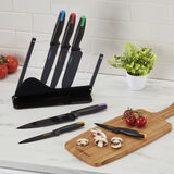 7pc Ceramic Coated Cutlery Set in Acrylic Block 7