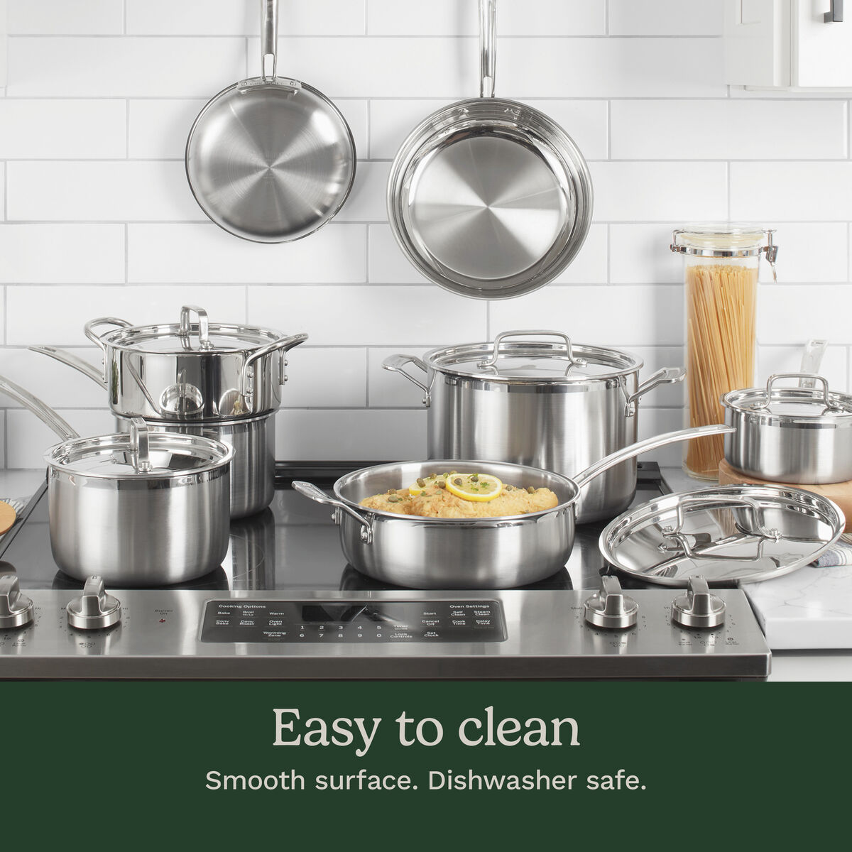 MultiClad Pro Triple Ply Stainless Cookware 12 Piece Set