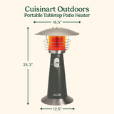 Portable Tabletop Patio Heater-Dk.Gray 2