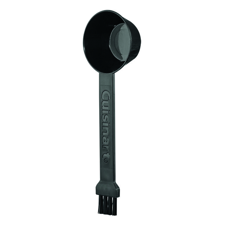 Scoop with brush