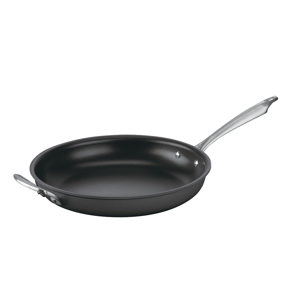 Discontinued Dishwasher Safe Anodized Cookware 12" Open Skillet with Helper Handle 1