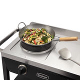12" Carbon Steel Hammered Wok (Round) 4