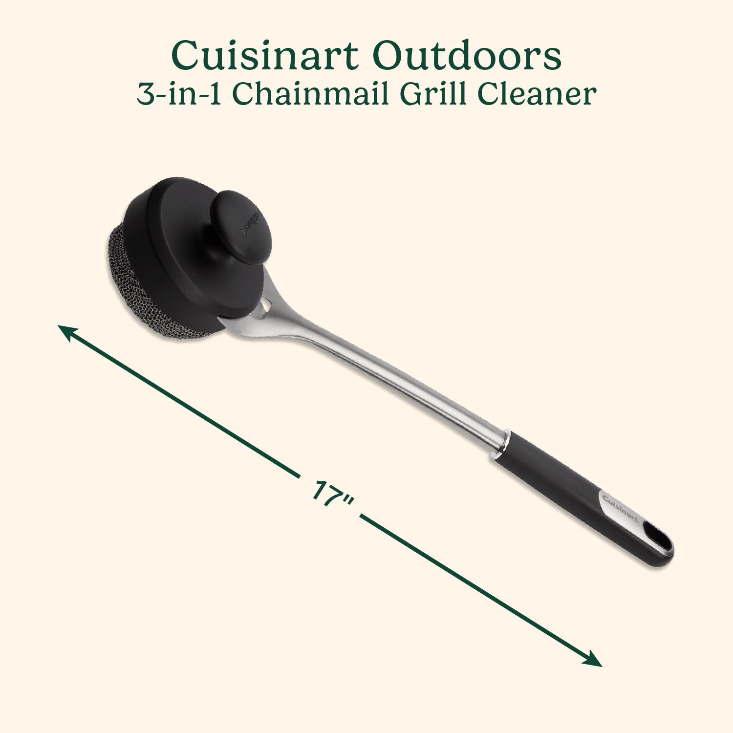 Cuisinart 3-in-1 Chainmail Grill Cleaner