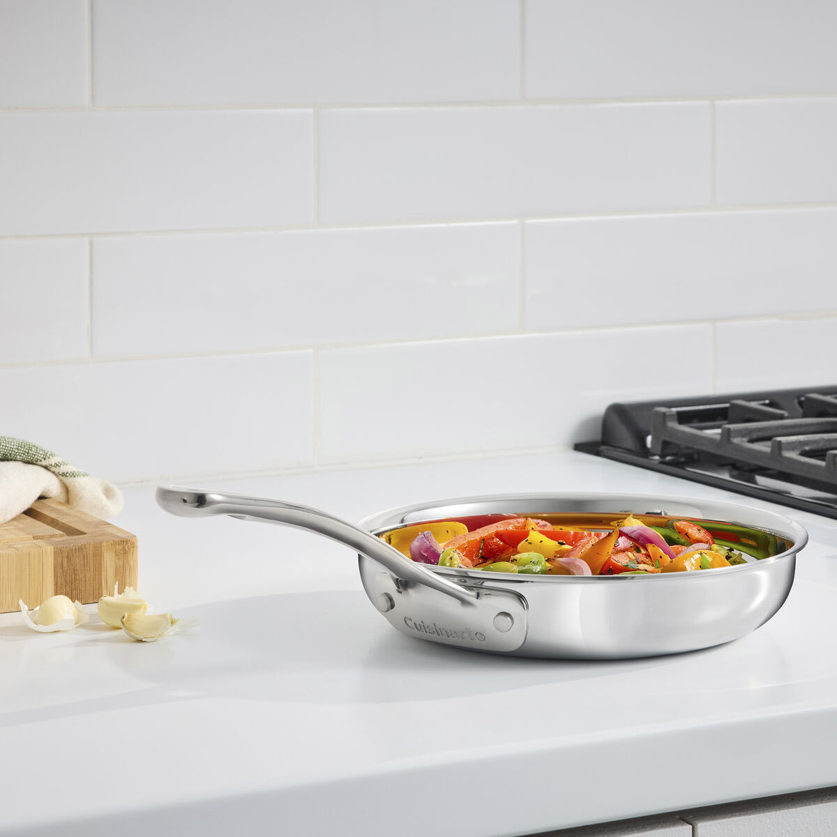 PureClad&trade; Triple-Ply 8" Stainless Steel Skillet 2