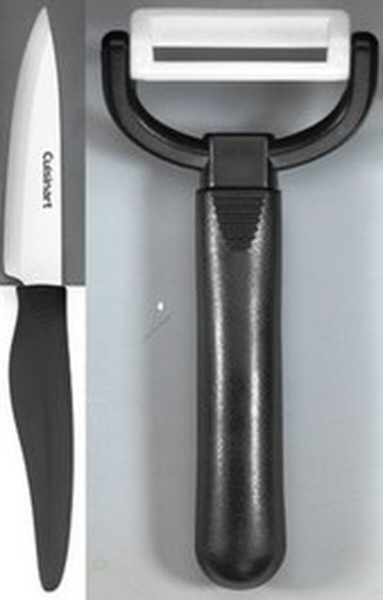 Discontinued Ceramic 4" Paring Knife and Peeler 1