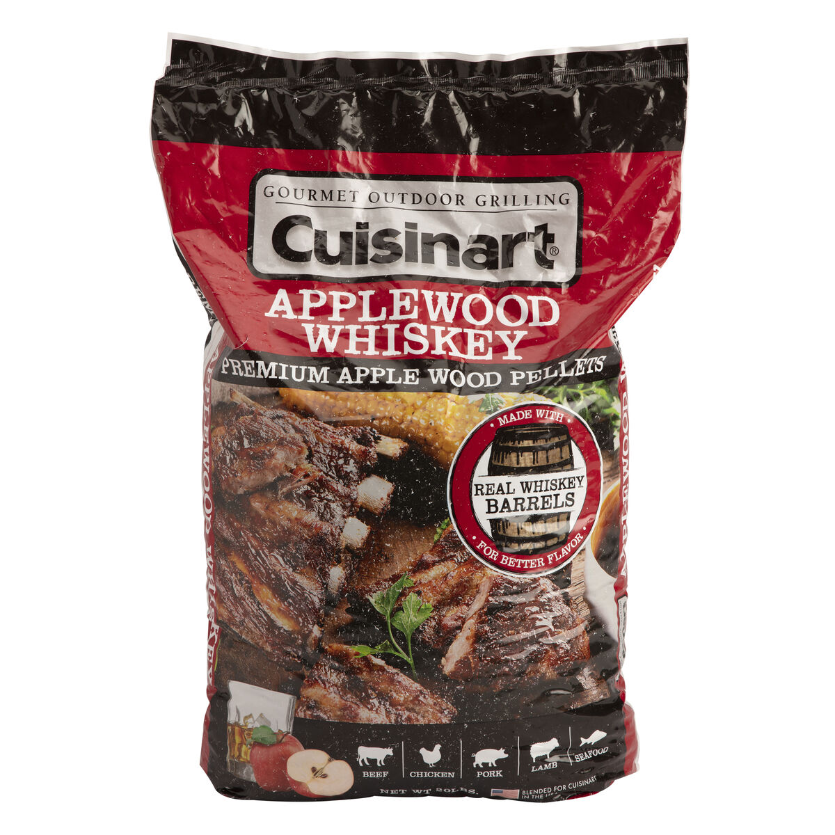 Discontinued Premium Applewood Whiskey BBQ Smoking Pellets - 20 lb Bag 1