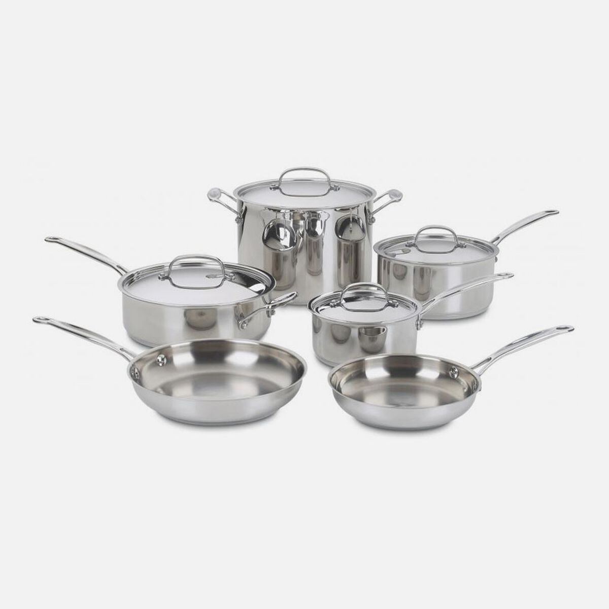 Discontinued Chef's Classic™ Nonstick Stainless 10 Piece Set