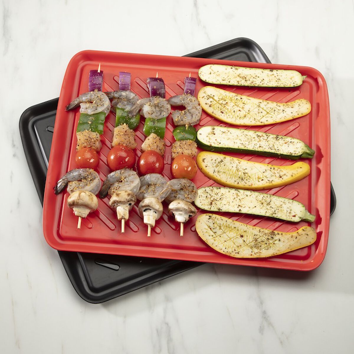 Large Grilling Prep and Serve Melamine Trays