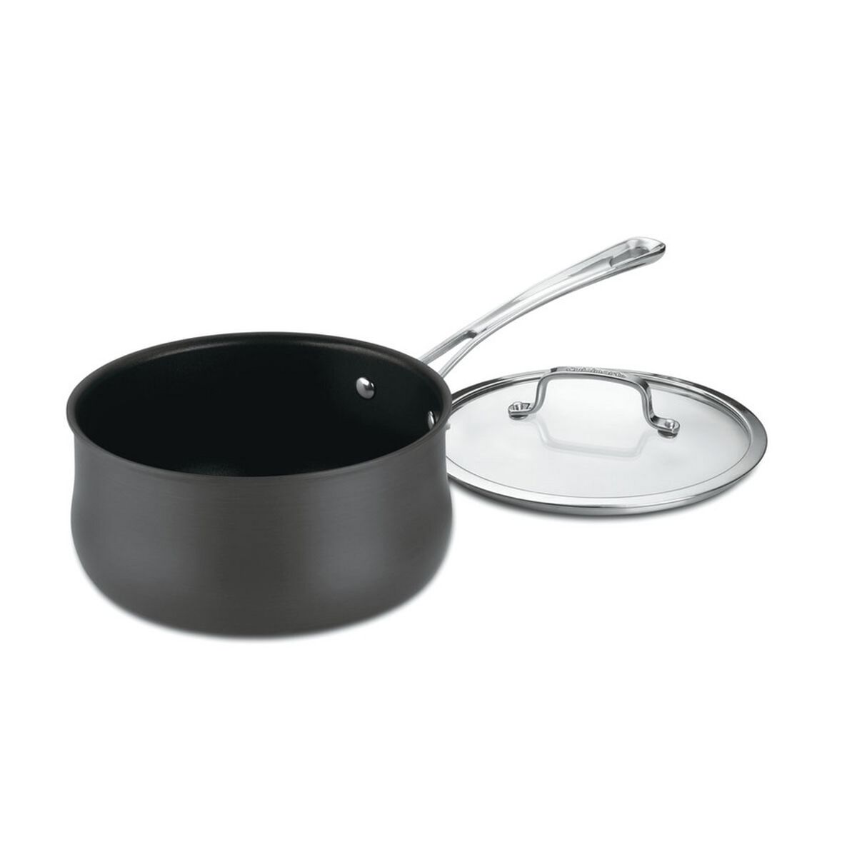 Discontinued Chef's Classic&trade; Nonstick Hard Anodized 1 Qt. Saucepan with Cover 1