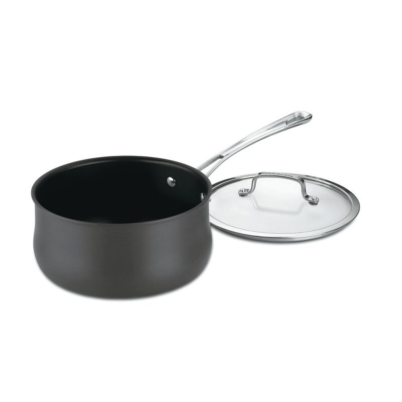 Discontinued Chef's Classic&trade; Nonstick Hard Anodized 1 Qt. Saucepan with Cover