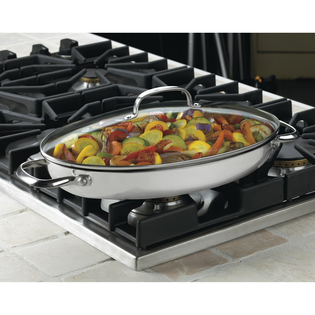 Classic Entertaining Collection 13.5" Oval Buffet Server 3