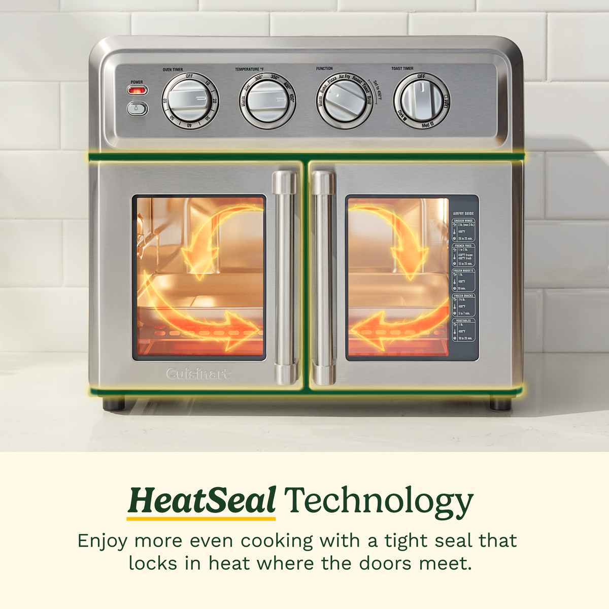 Artisan French Door Air Fryer Toaster Oven 3