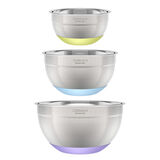 ExcelSteel 298 5-Quart Stainless Steel Non Skid Base Mixing Bowl N3