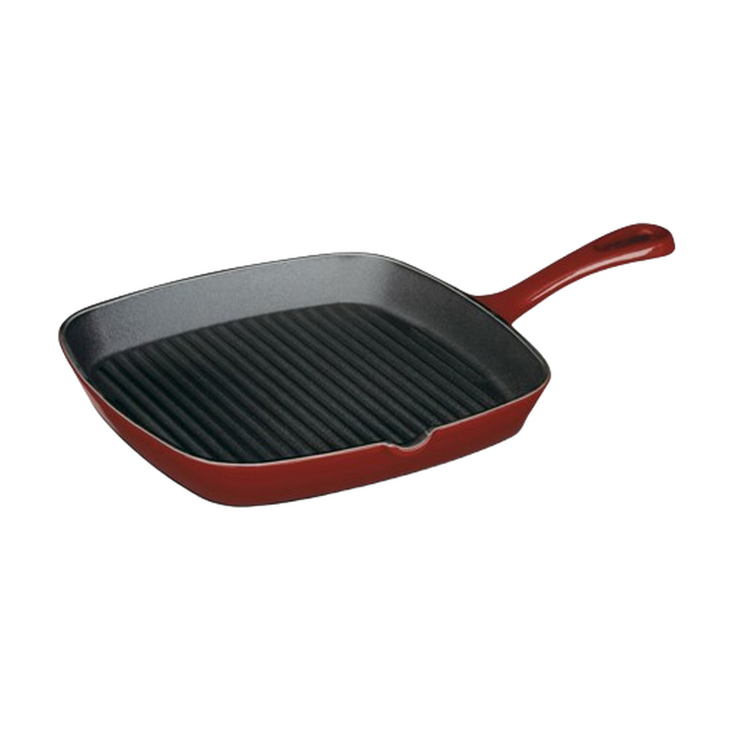 Chef&rsquo;s Classic&trade; Enameled Cast Iron Cookware 9.25" Square Grill Pan