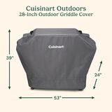 28" Outdoor Griddle Cover