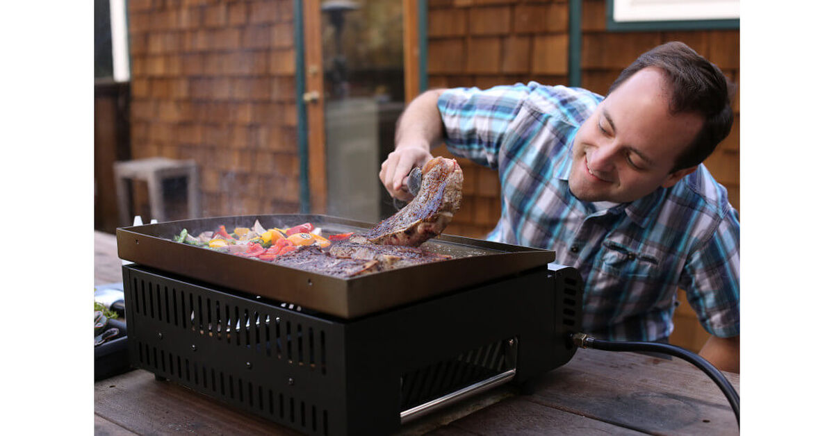 Discontinued Gourmet Two Burner Gas Griddle