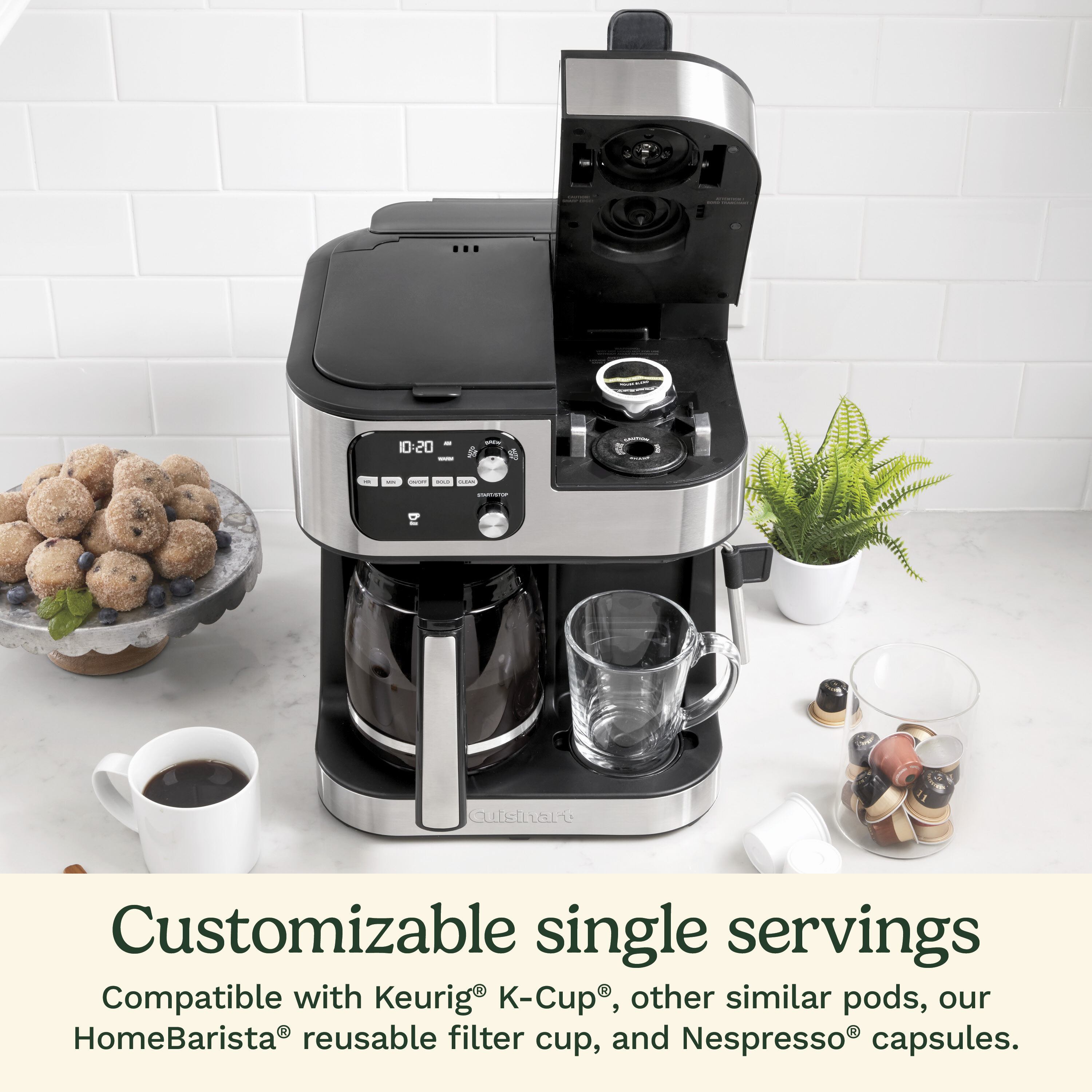 K Cup Cuisinart Espresso Pods 4-in-1 Coffee Center® Barista Bar