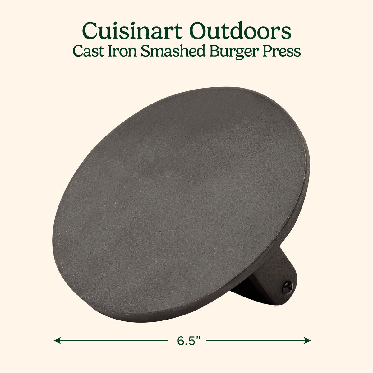 Cast Iron Smashed Burger Press 2