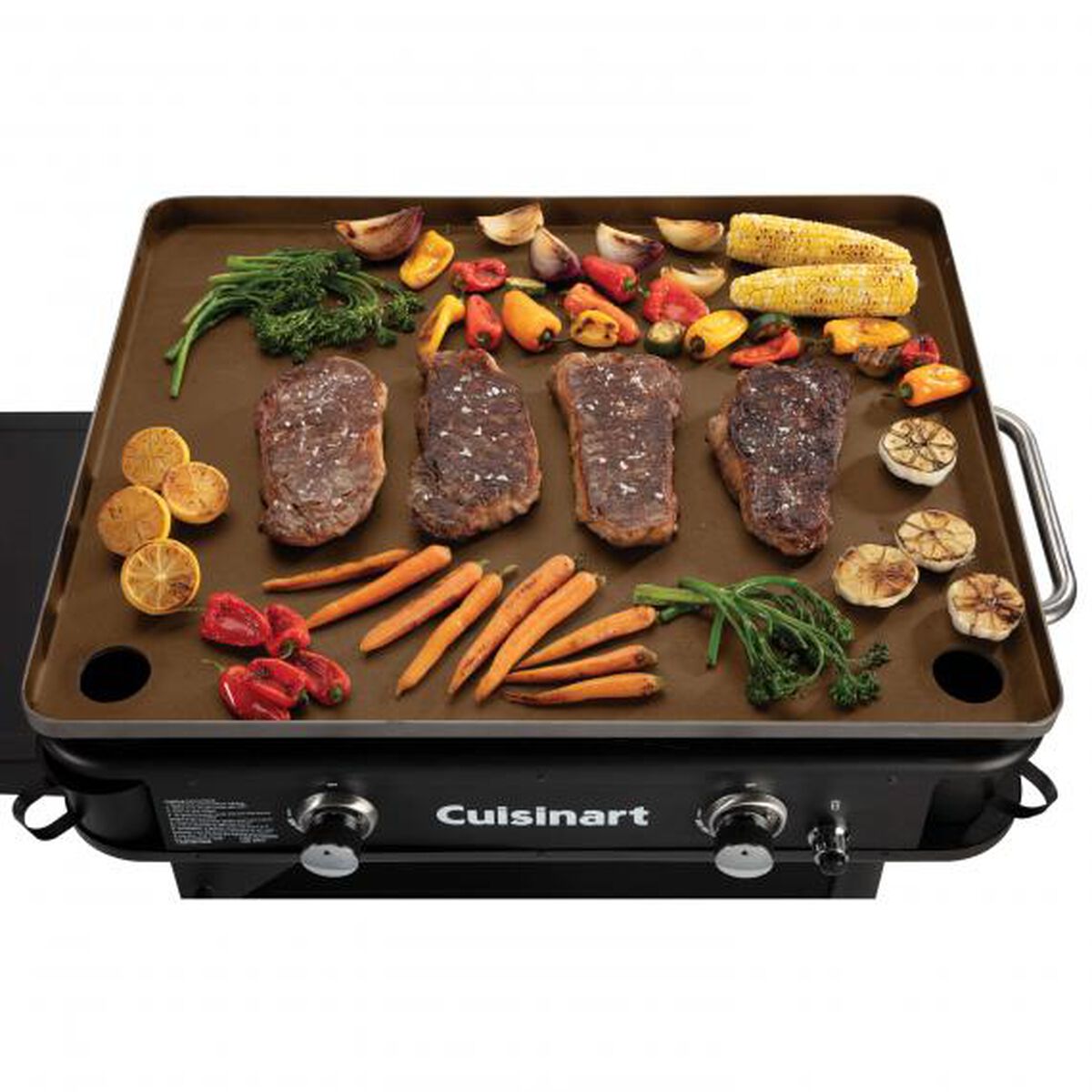 28" Two Burner Gas Griddle 6