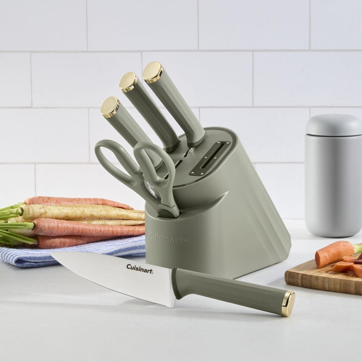 Artisan Elite Stainless Steel Cutlery 6 Piece Knife Block Set 2