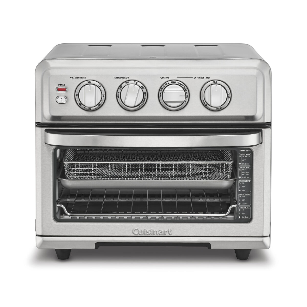 Cuisinart TOA-70NAS product photograph Cuisinart TOA-70NAS air fryer toaster oven with grill, clean manufacturer packshot.