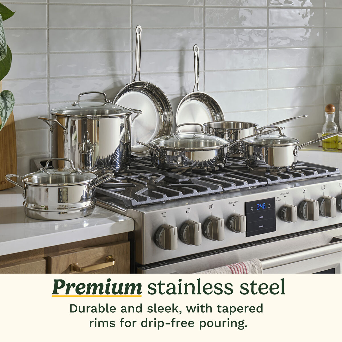 Chef's Classic&trade; Stainless 11 Piece Set 3