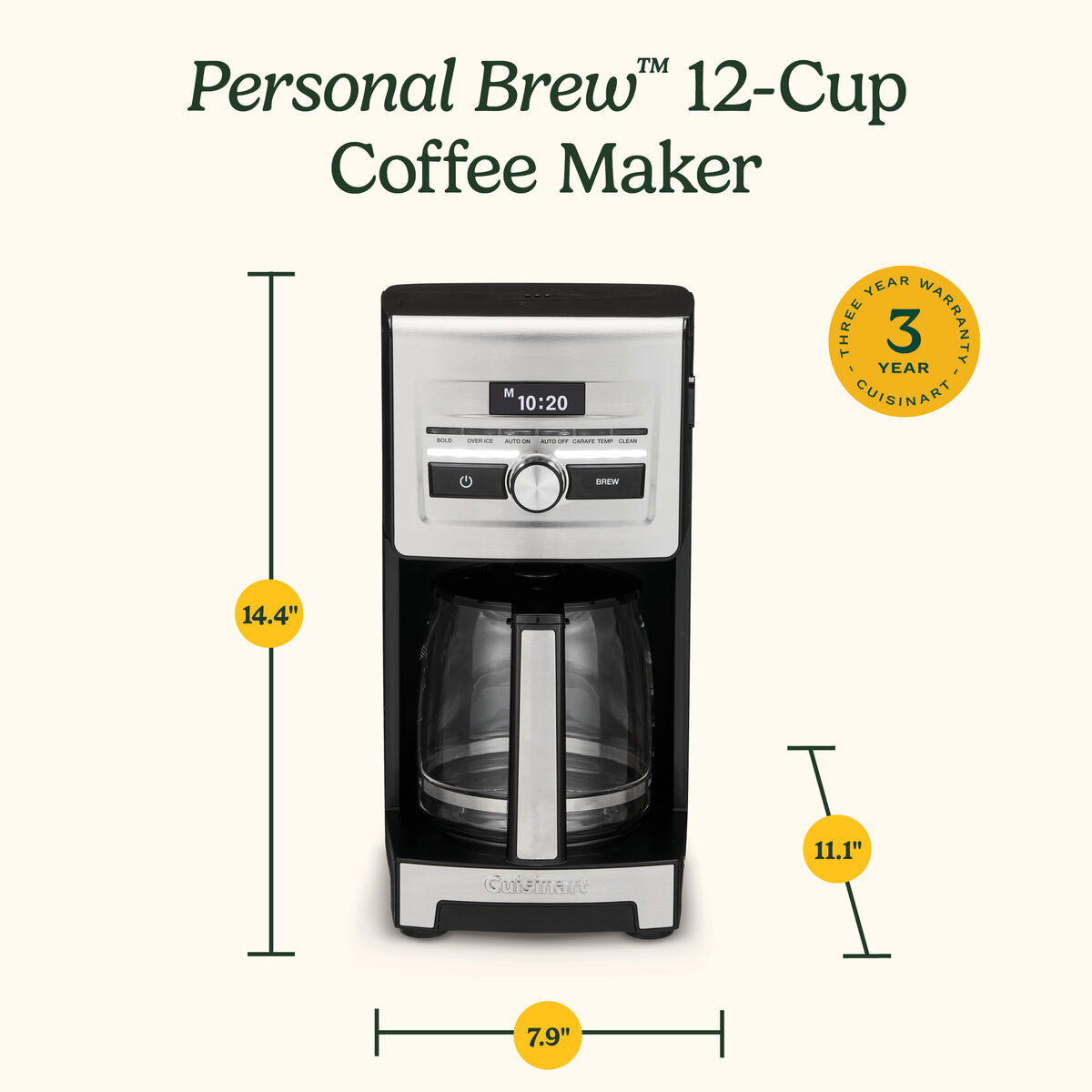 Personal Brew&trade; 12-Cup Coffee Maker