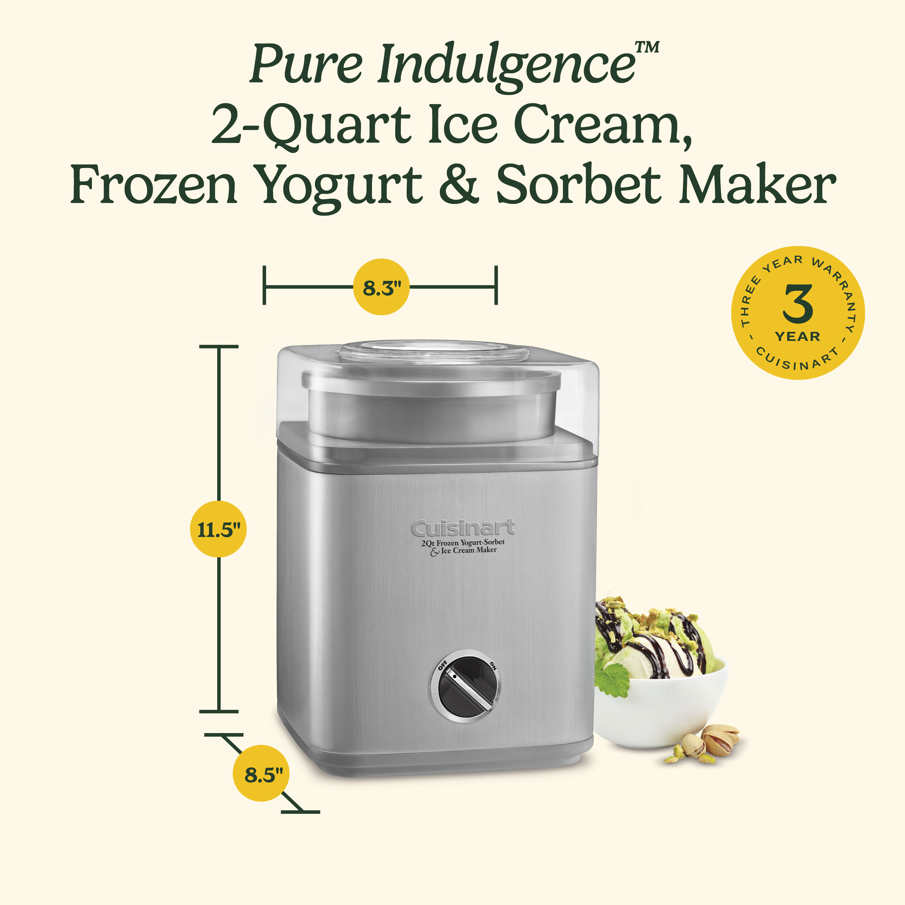 Frozen Yogurt Kitchenif Ice Cream Maker Recipes Pure Indulgence
