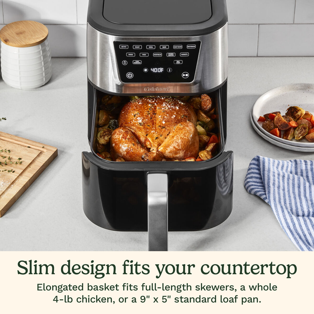 CompactMax&trade; 8-Qt Air Fryer Pro