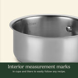 Chef's Classic&trade; Stainless 1 Qt.  Saucepan with Cover 4