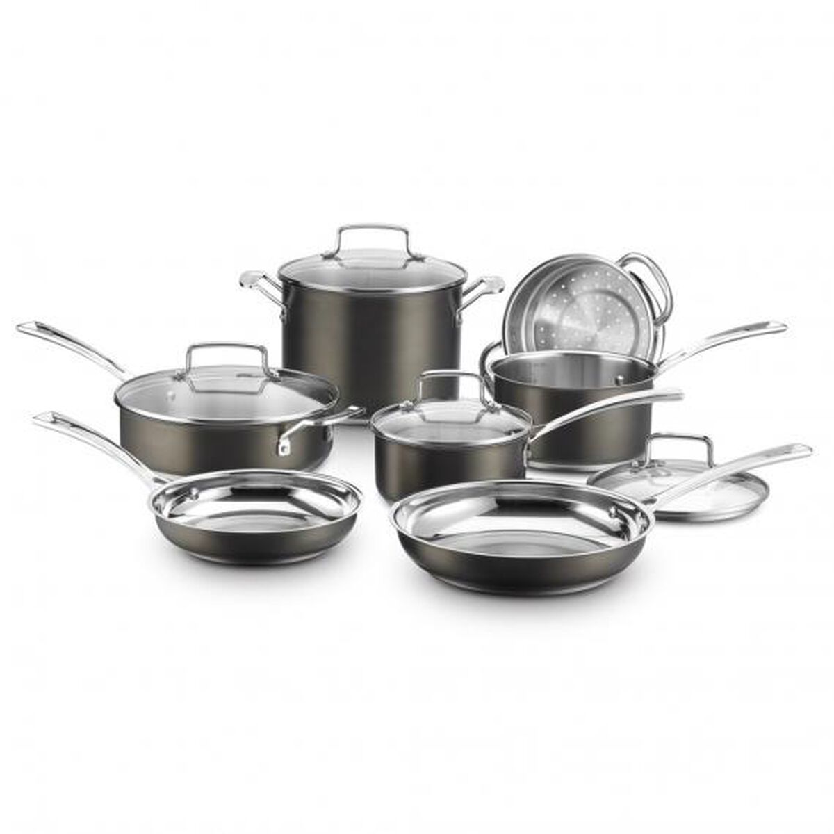 Discontinued Black Stainless Collection 11 Piece Set 1