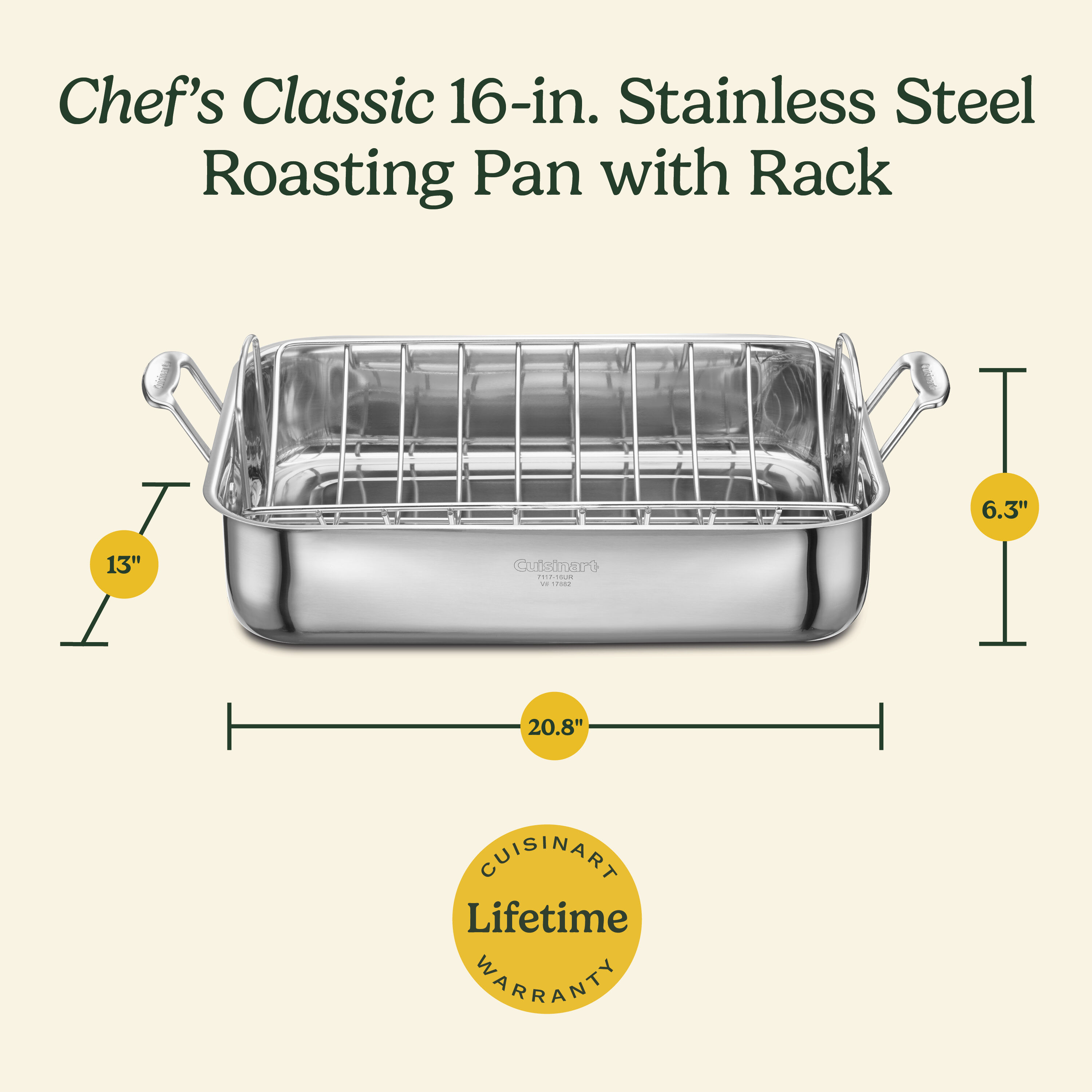 ロースティングパン Chef's Classic™ Stainless 16