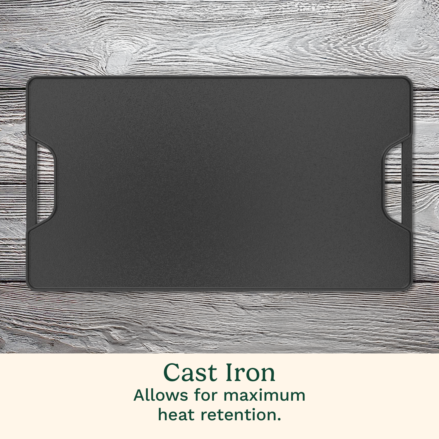 Cuisinart Cast Iron Grill/Griddle Plate - Thumbnail 4