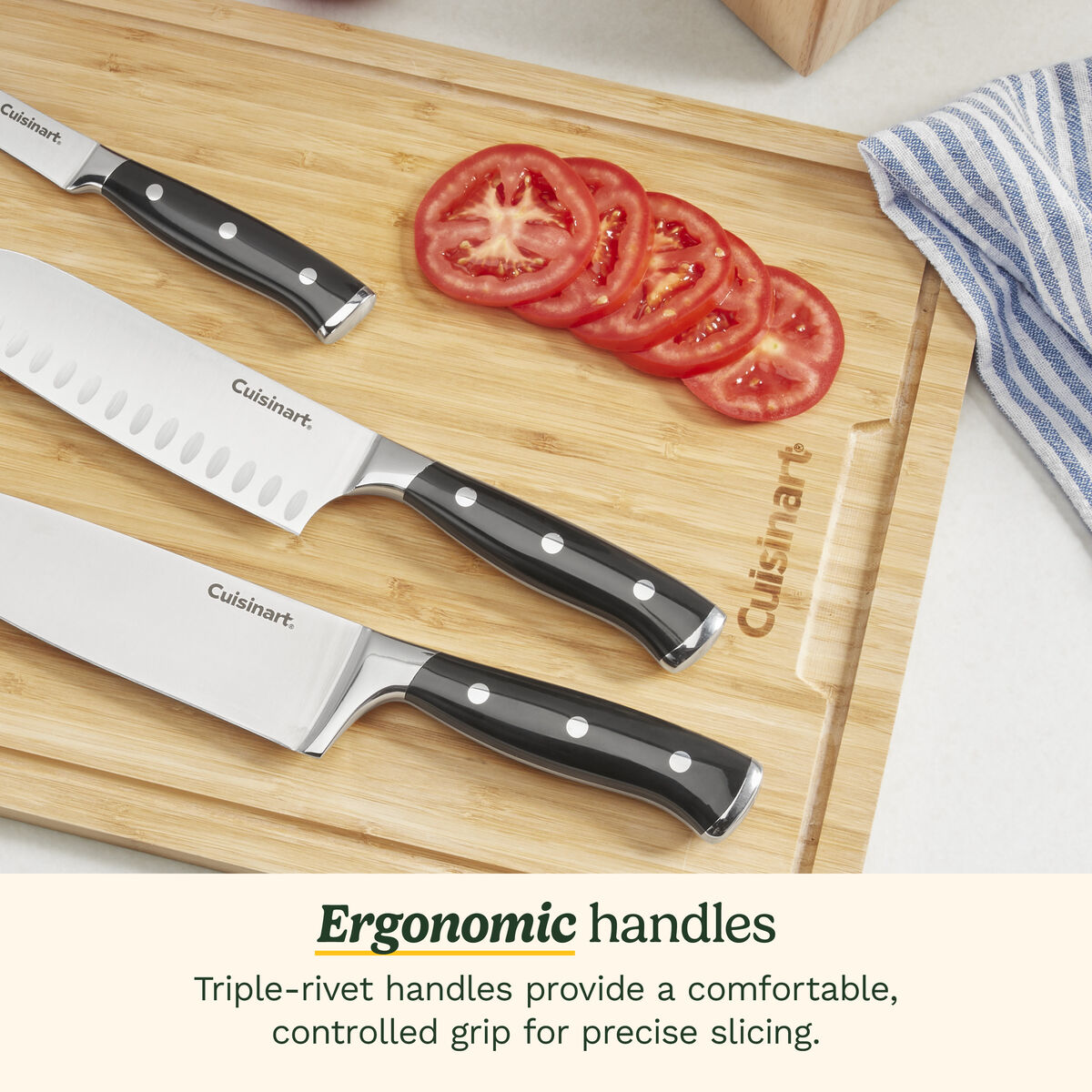 Triple Rivet 15 Piece Cutlery Set With Block 4