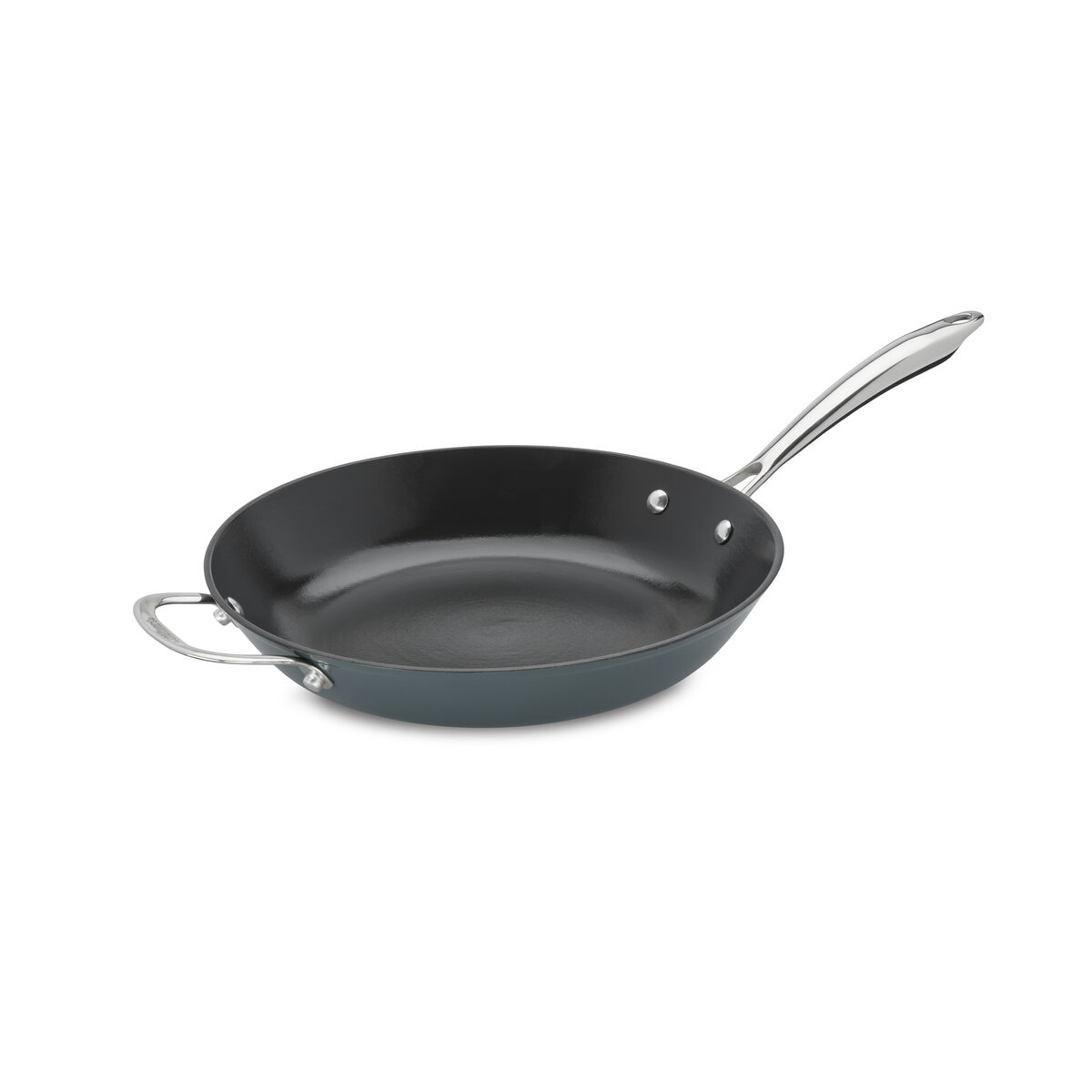 CastLite&trade; Ceramic Nonstick 12" Skillet with Helper Handle 1