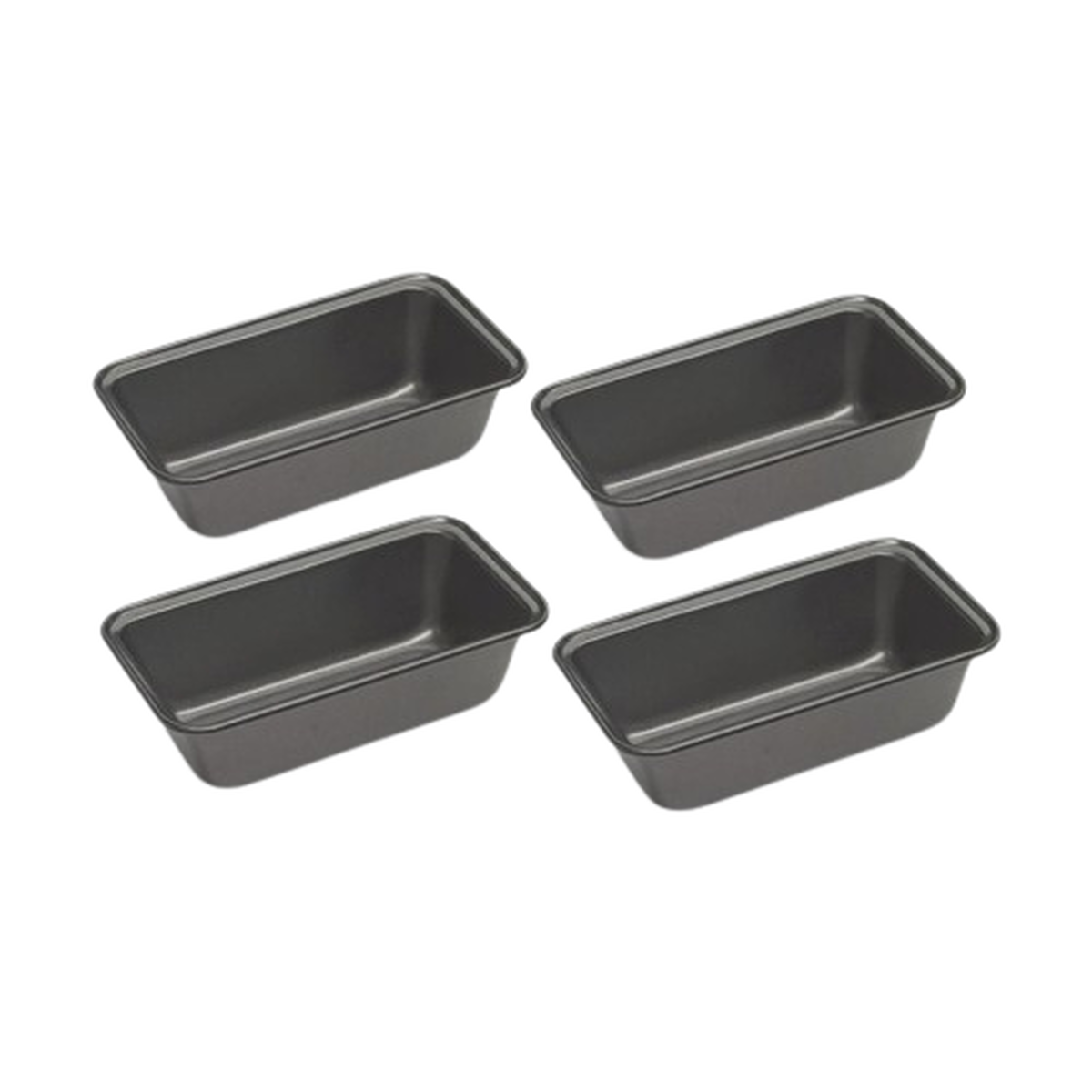 4-pc 5.5" x 2.5" Mini Loaf Pan Set 1