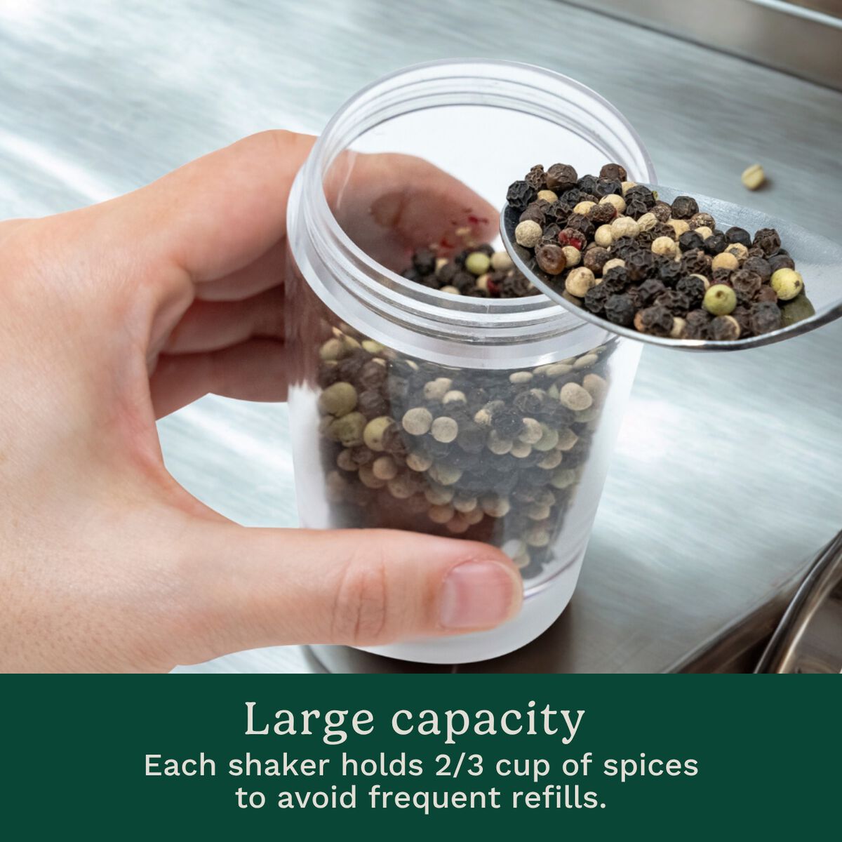 Gravity Salt and Pepper Mill